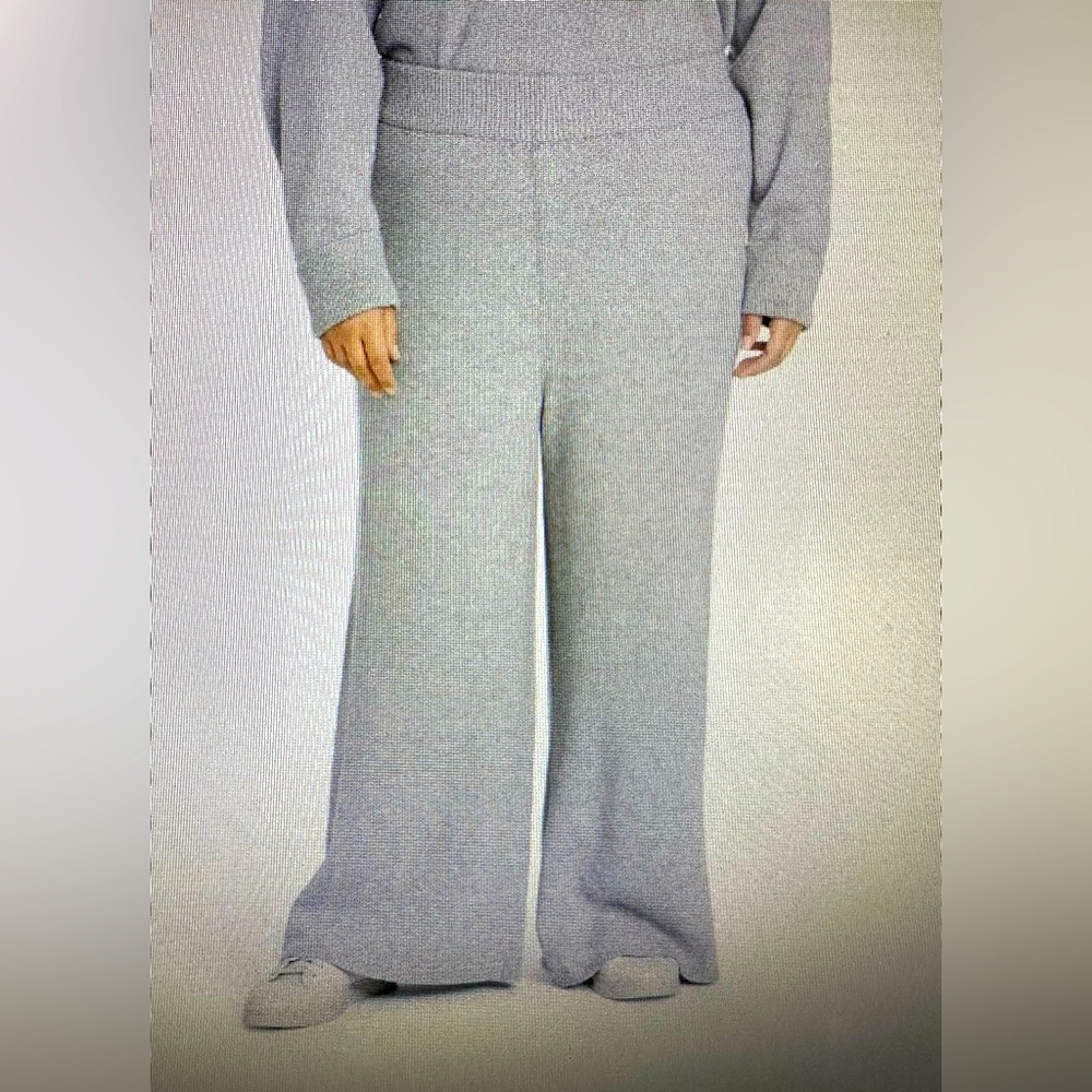Target, a new day, women’s plus size mid rise, wide leg sweater pants 2X nwt